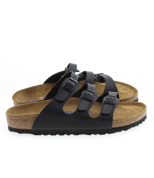 Shop Birkenstock Florida SFB 053013 Zwart online | Bekijk de Collectie