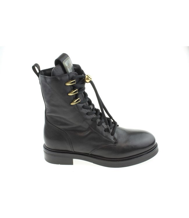 Via vai 5505010 Viola Cesano Nero Ottone Boots biker-boots - Schoenen.nl