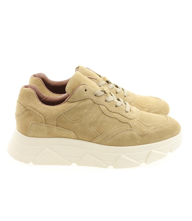Tango | Kady fat 10-j white/gold leather sneaker white sole | Maat: 42 -  Schoenen.nl