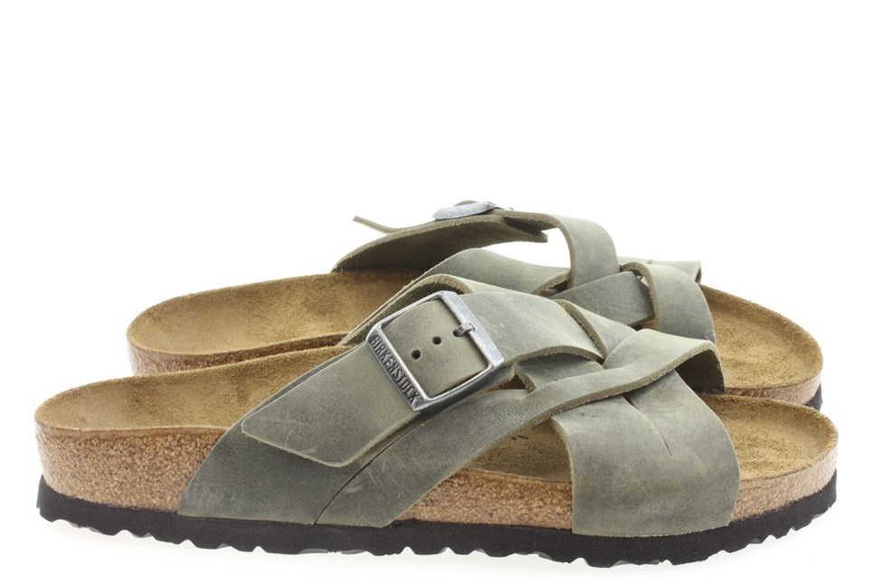 Shop Birkenstock Lugano 1019024 H Groen online | Bekijk de Collectie