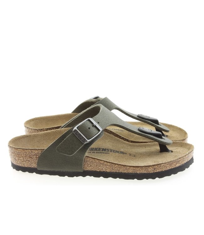 Shop Birkenstock Gizeh Kids 1011459 G Groen online | Bekijk de Collectie