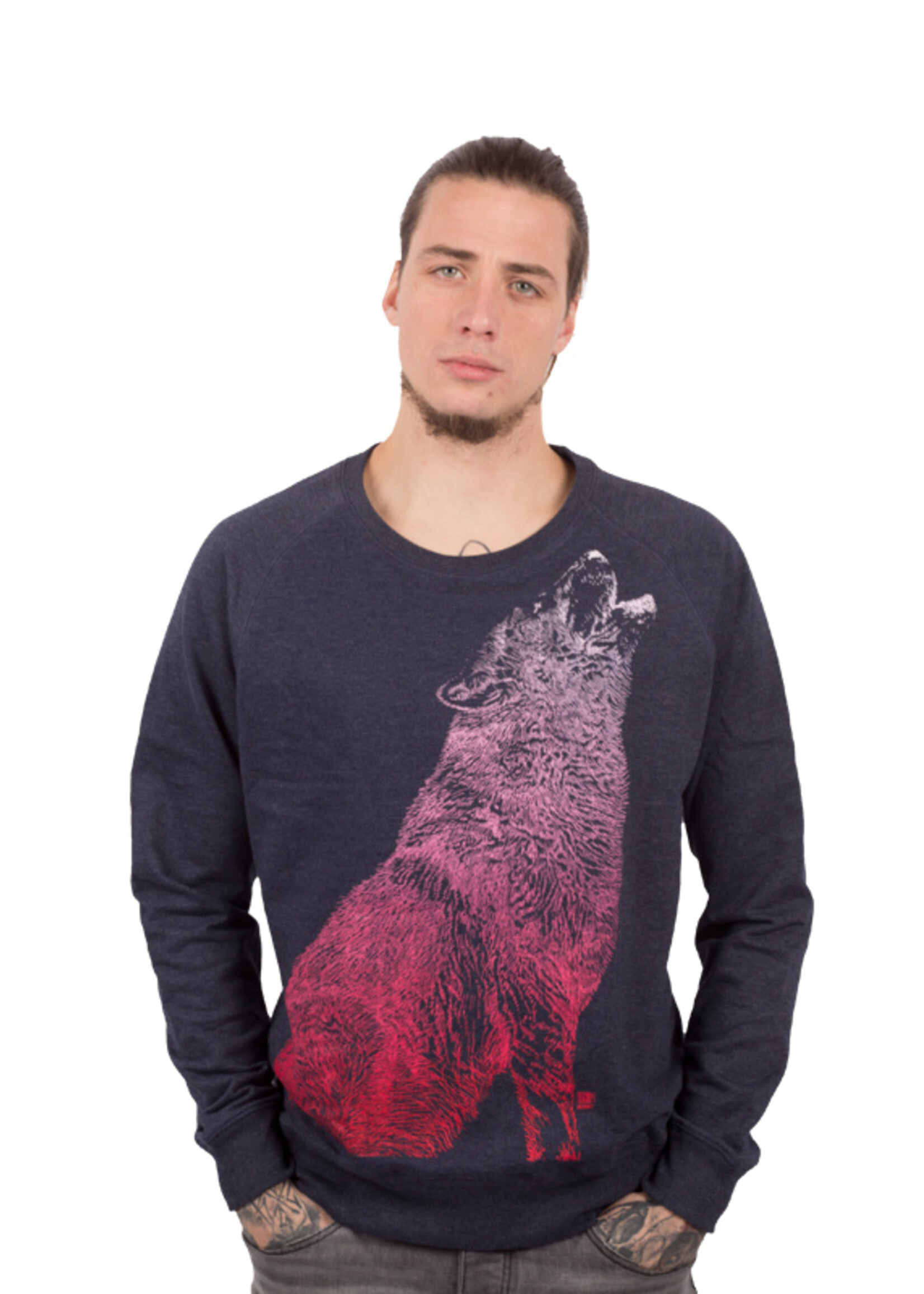 HOWLING WOLF SWEATER - RECYCLED