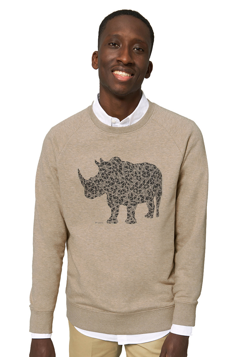 Neushoorn Sweater - Heather Sand