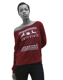 Rendier herten sweatshirt chrtistmas