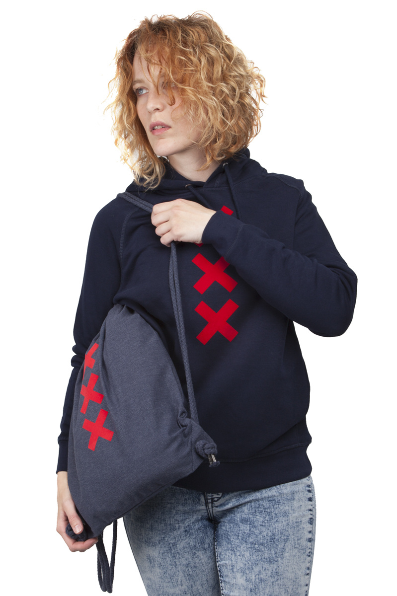 XXX Amsterdam Unisex Hoodie - Navy