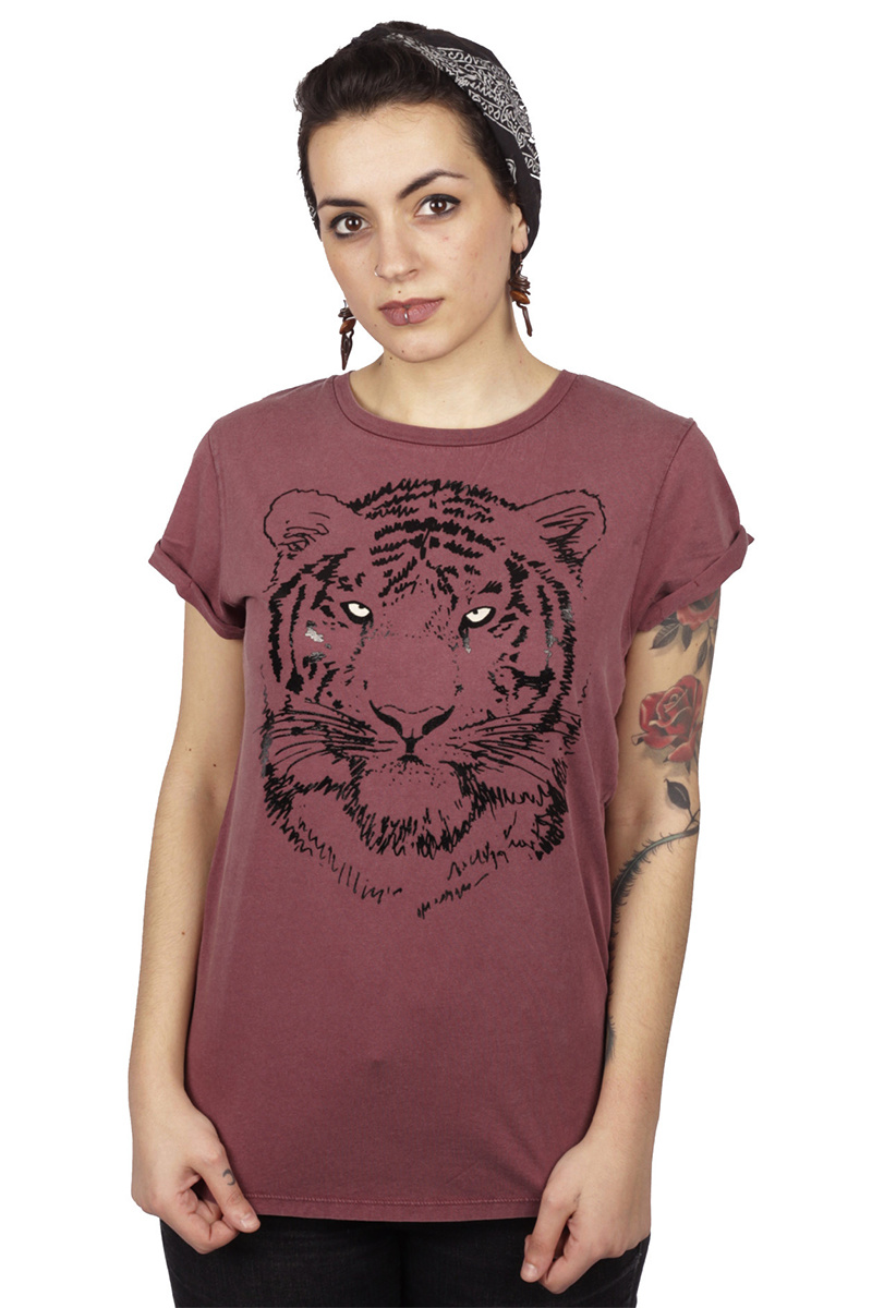 Black Tiger T-shirt - Roll-up