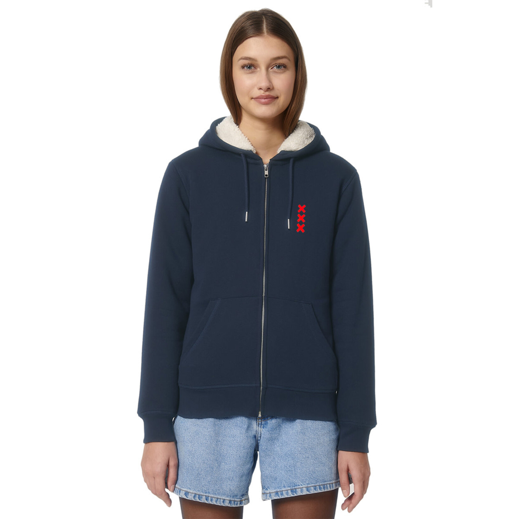 XXX AMSTERDAM GEVOERDE COAT - SHERPA
