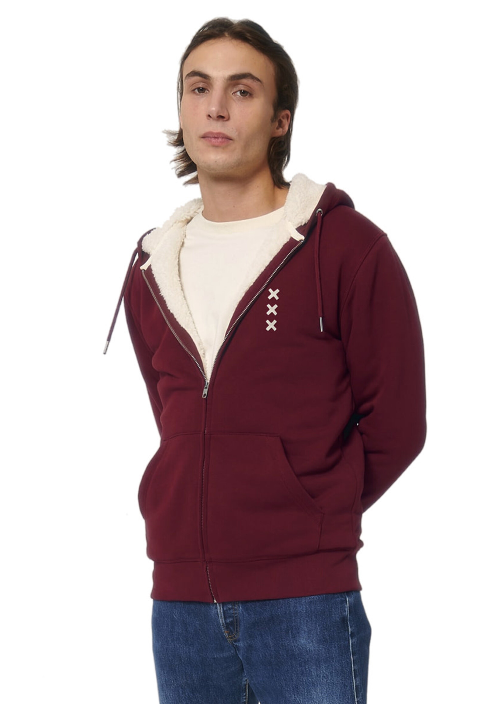 XXX AMSTERDAM GEVOERDE COAT - SHERPA