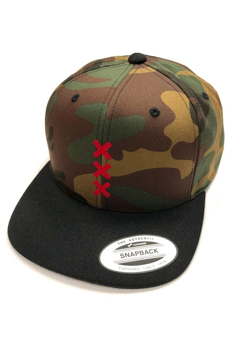 XXX Amsterdam Cap Snapback - Camouflage YP089