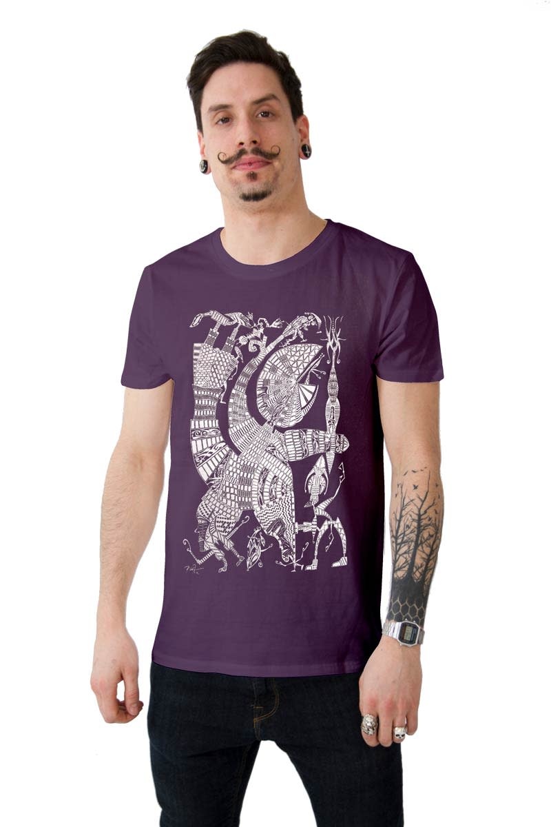 Tribal Shaman T-shirt -  Bamboo