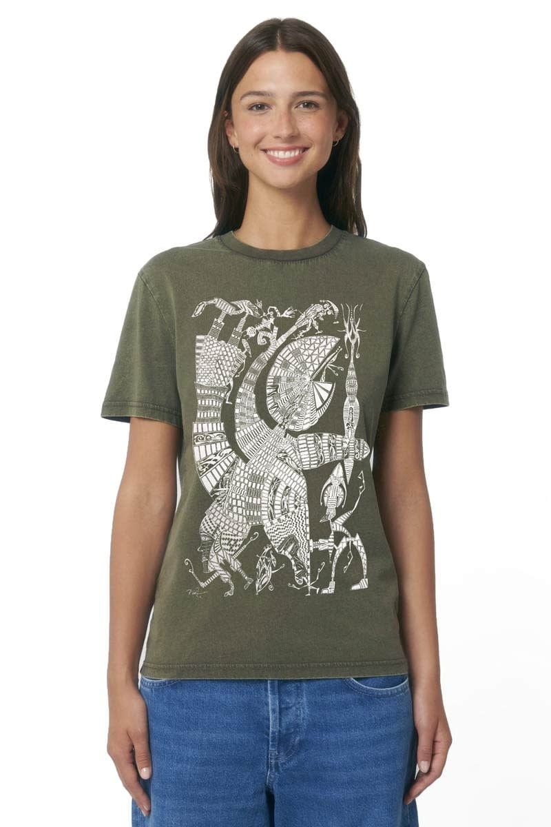 Tribal Shaman T-shirt -  Vintage