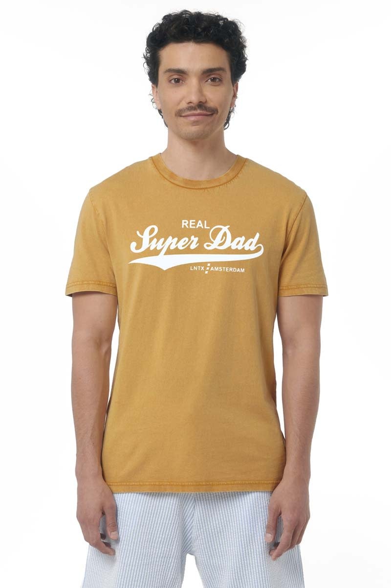 Super Dad T-shirt - Vintage Ochre