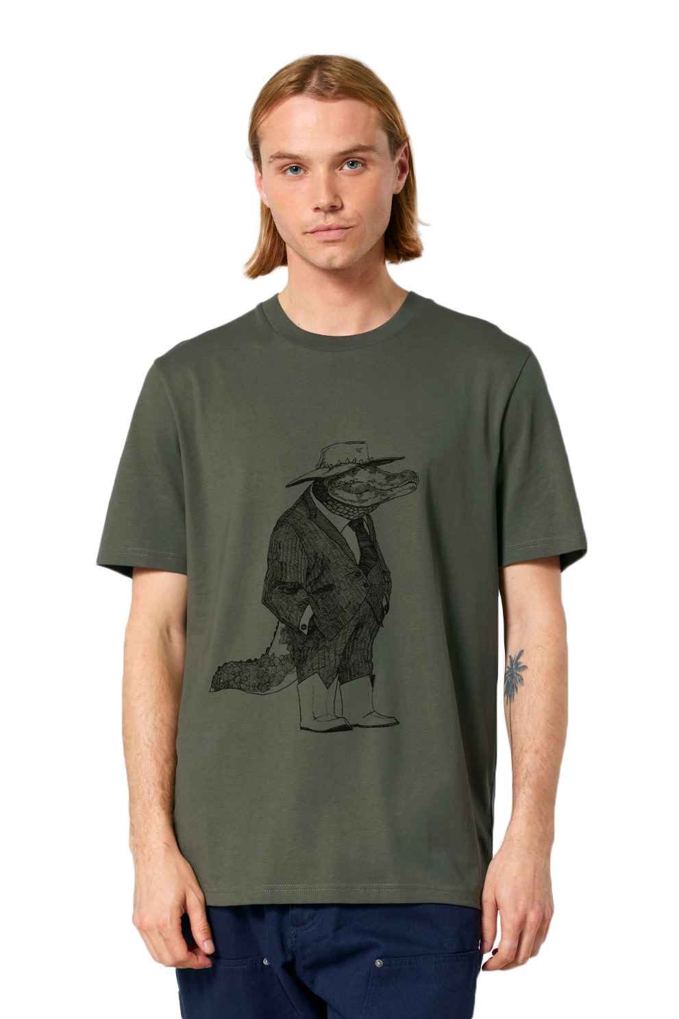 Angus the Alligator T-shirt by Lou Santos