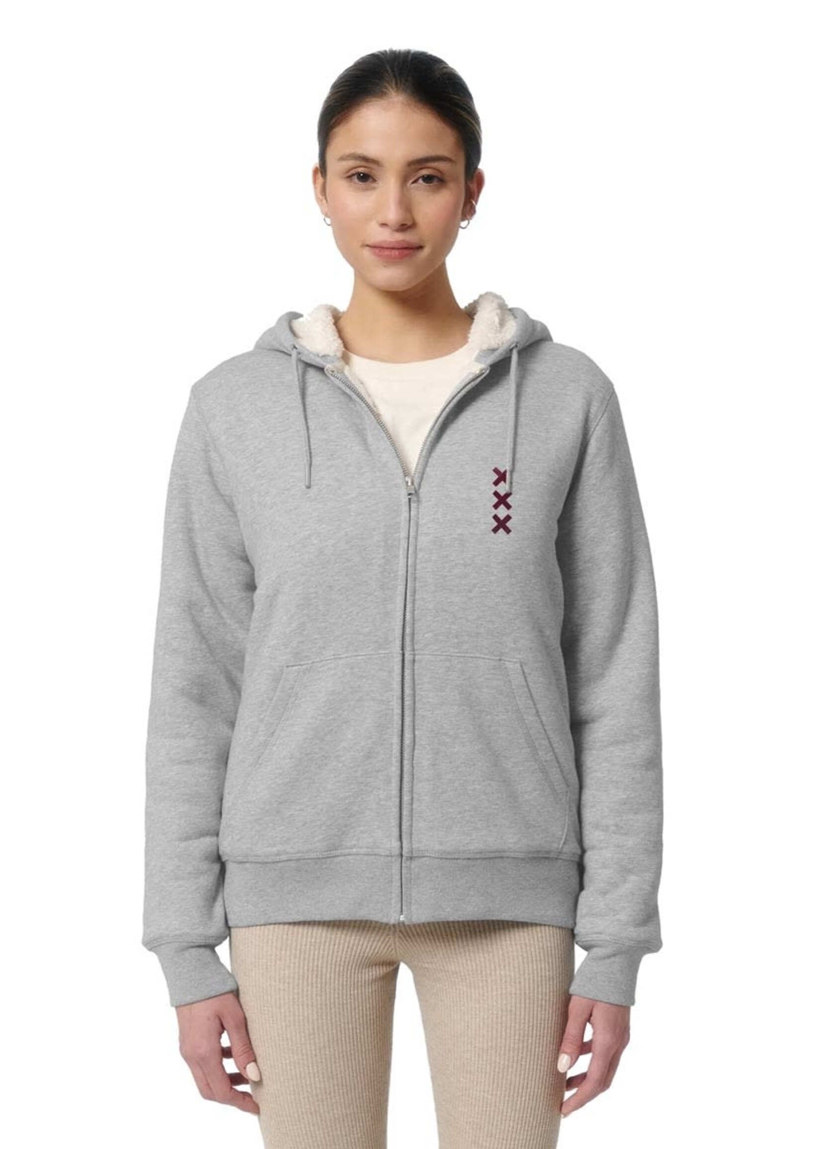 XXX AMSTERDAM GEVOERDE COAT - SHERPA