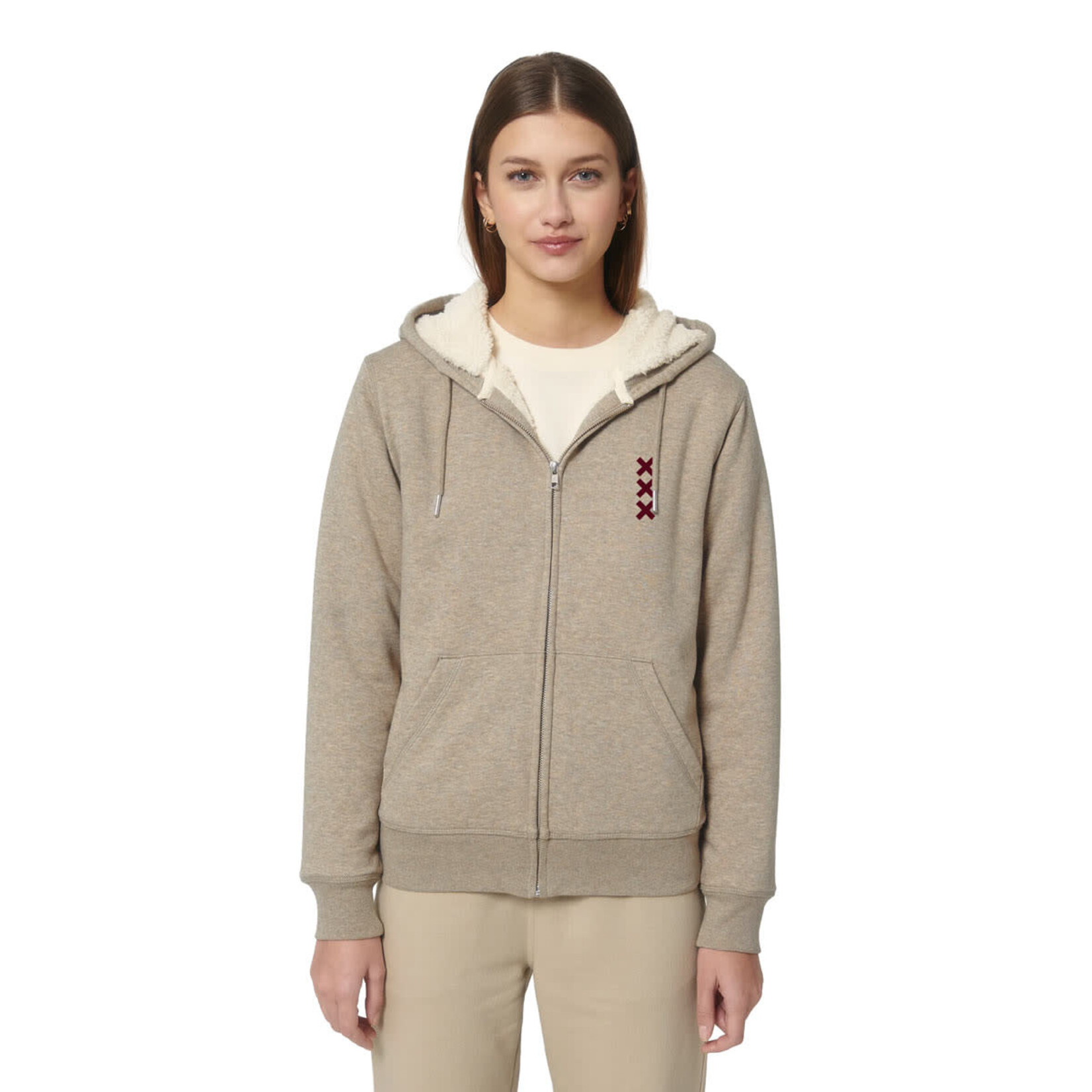 XXX AMSTERDAM GEVOERDE COAT - SHERPA