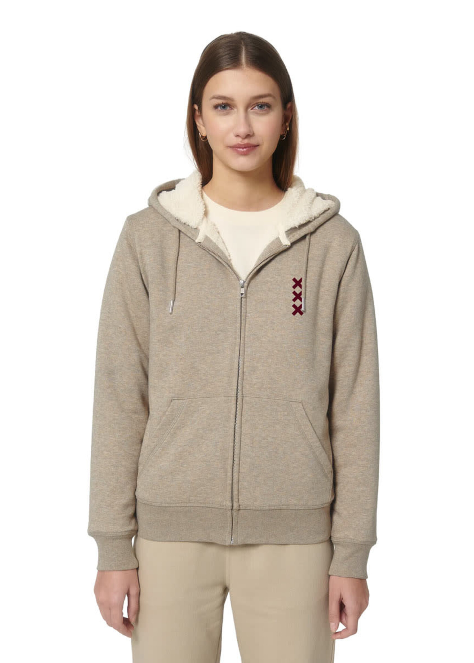 XXX AMSTERDAM GEVOERDE COAT - SHERPA