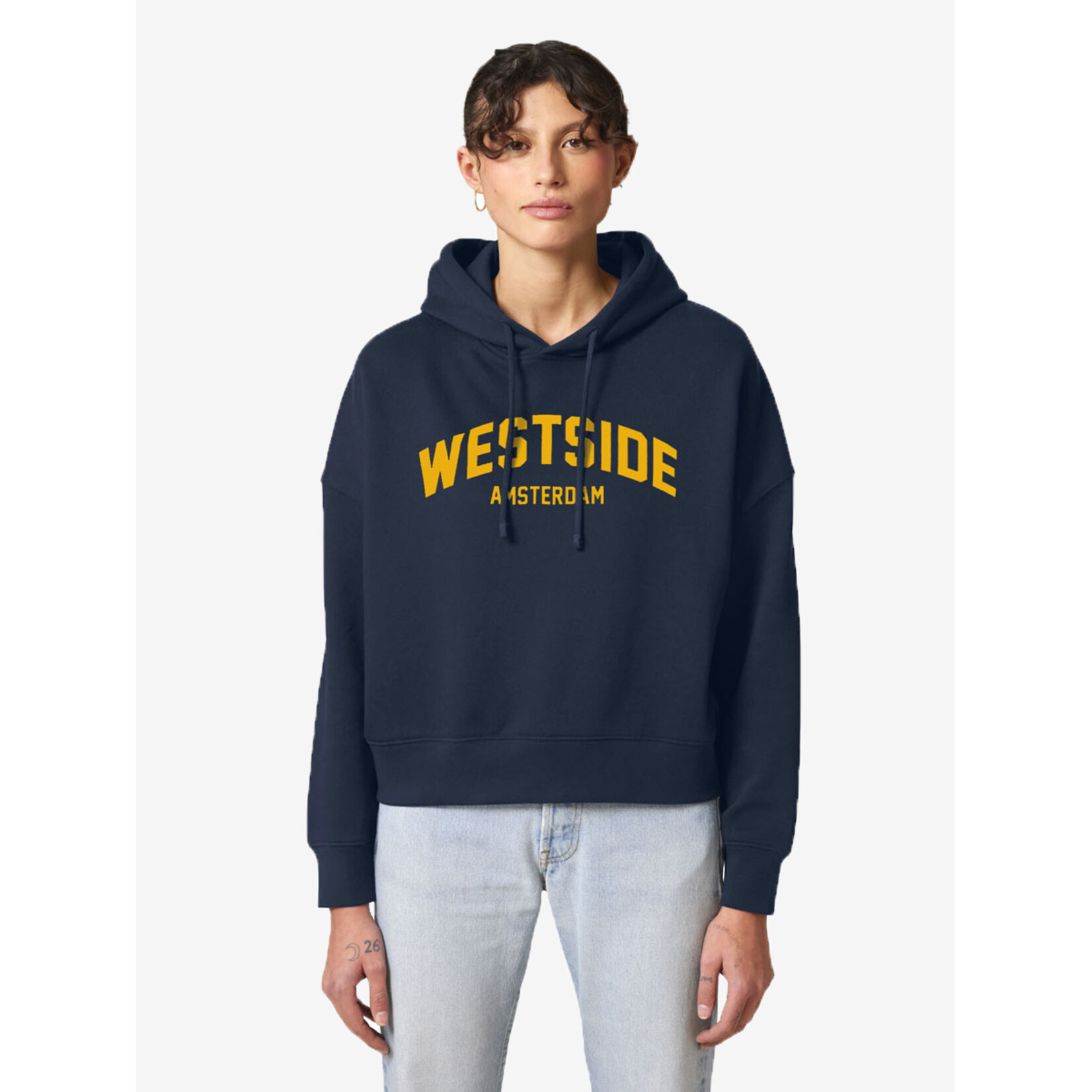 WESTSIDE AMSTERDAM CROP HOODIE - CLASSIC