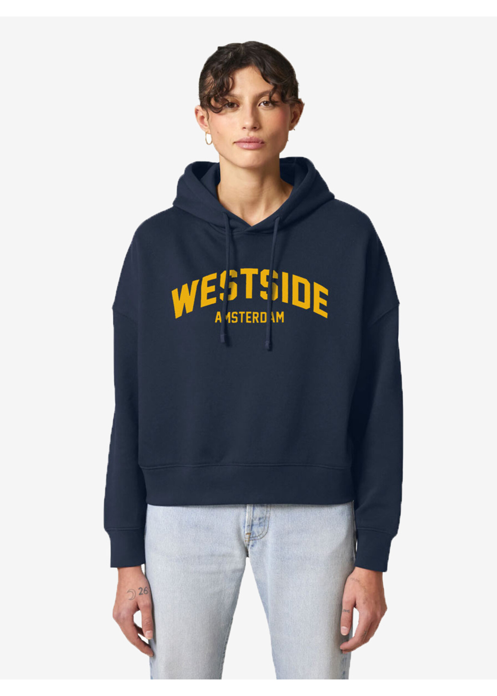 WESTSIDE AMSTERDAM CROP HOODIE (V)