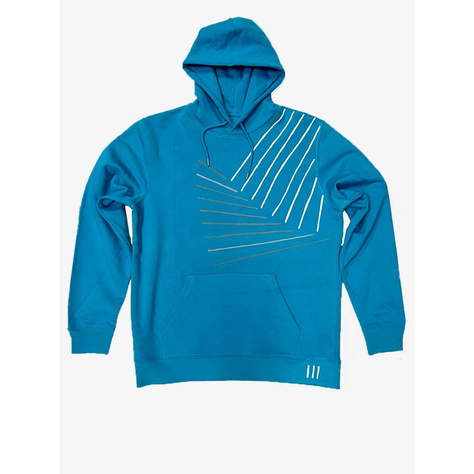 FREESTYLE HOODIE (HANDMADE FLOCKPRINT) NR. 1 - XL