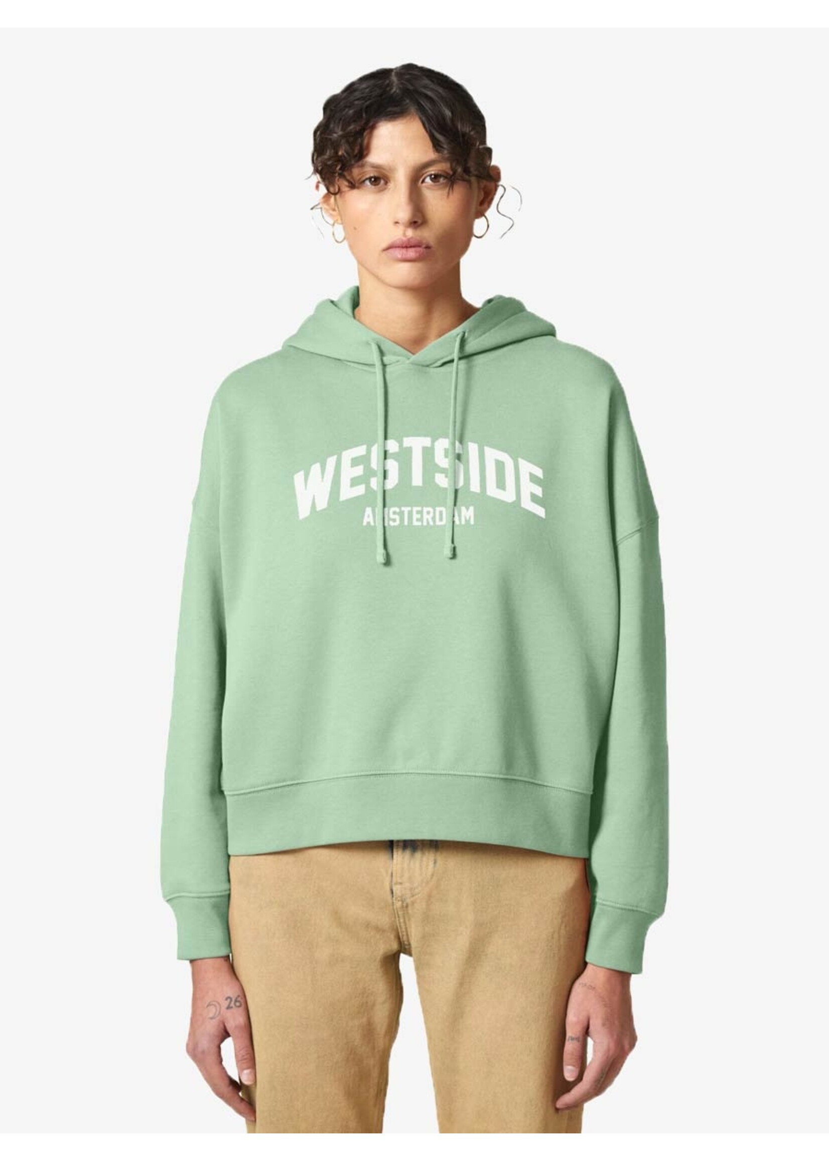 WESTSIDE AMSTERDAM CROP HOODIE (F)