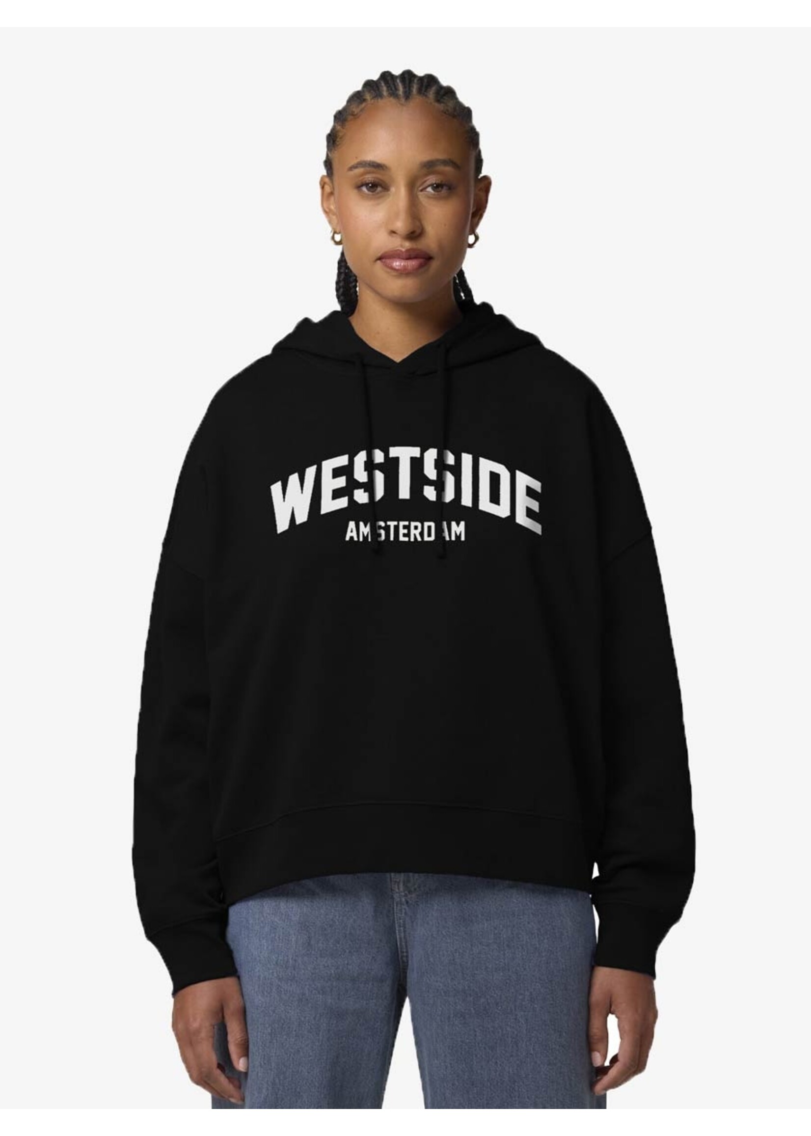WESTSIDE AMSTERDAM CROP HOODIE (V)