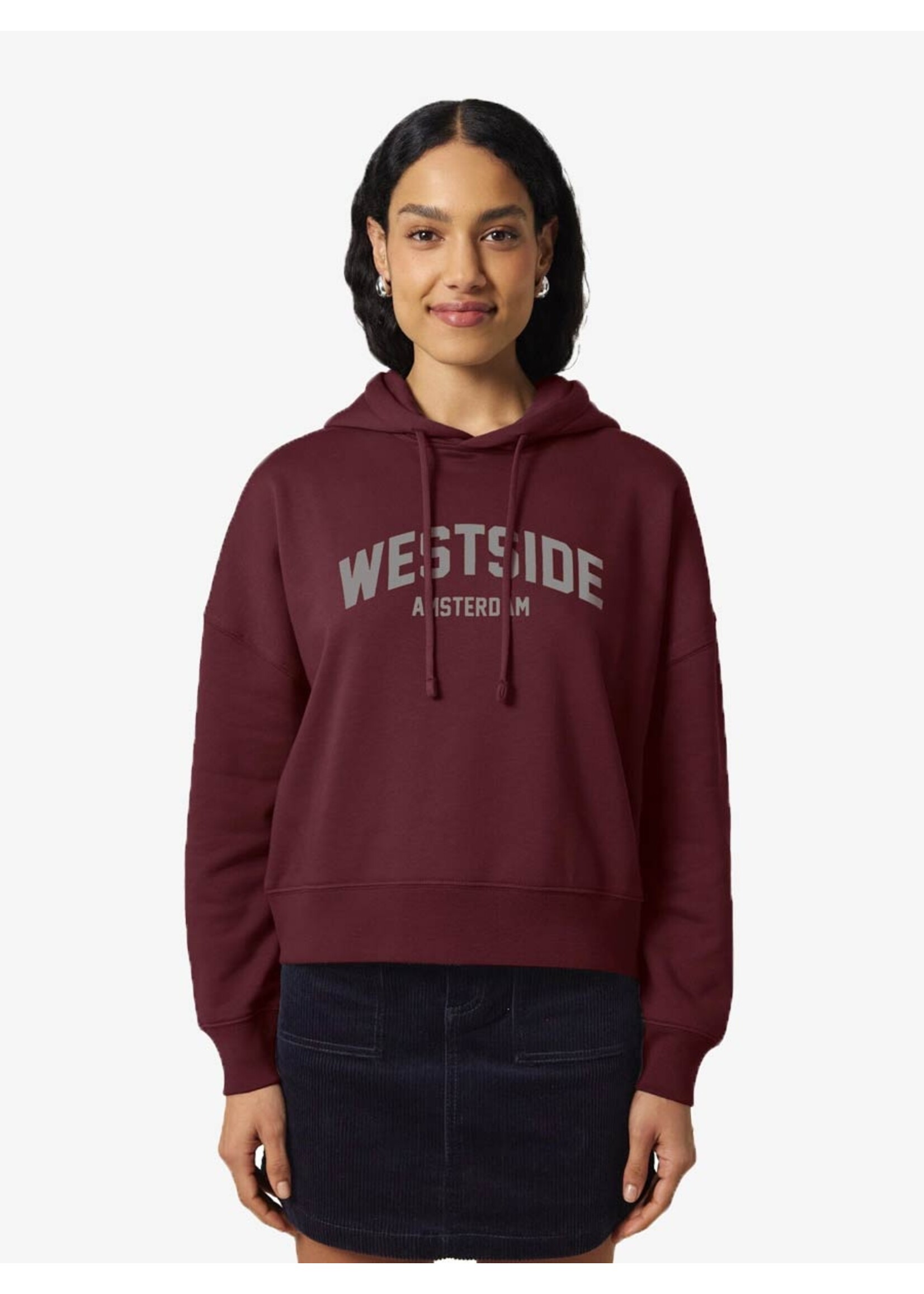 WESTSIDE AMSTERDAM CROP HOODIE (F)