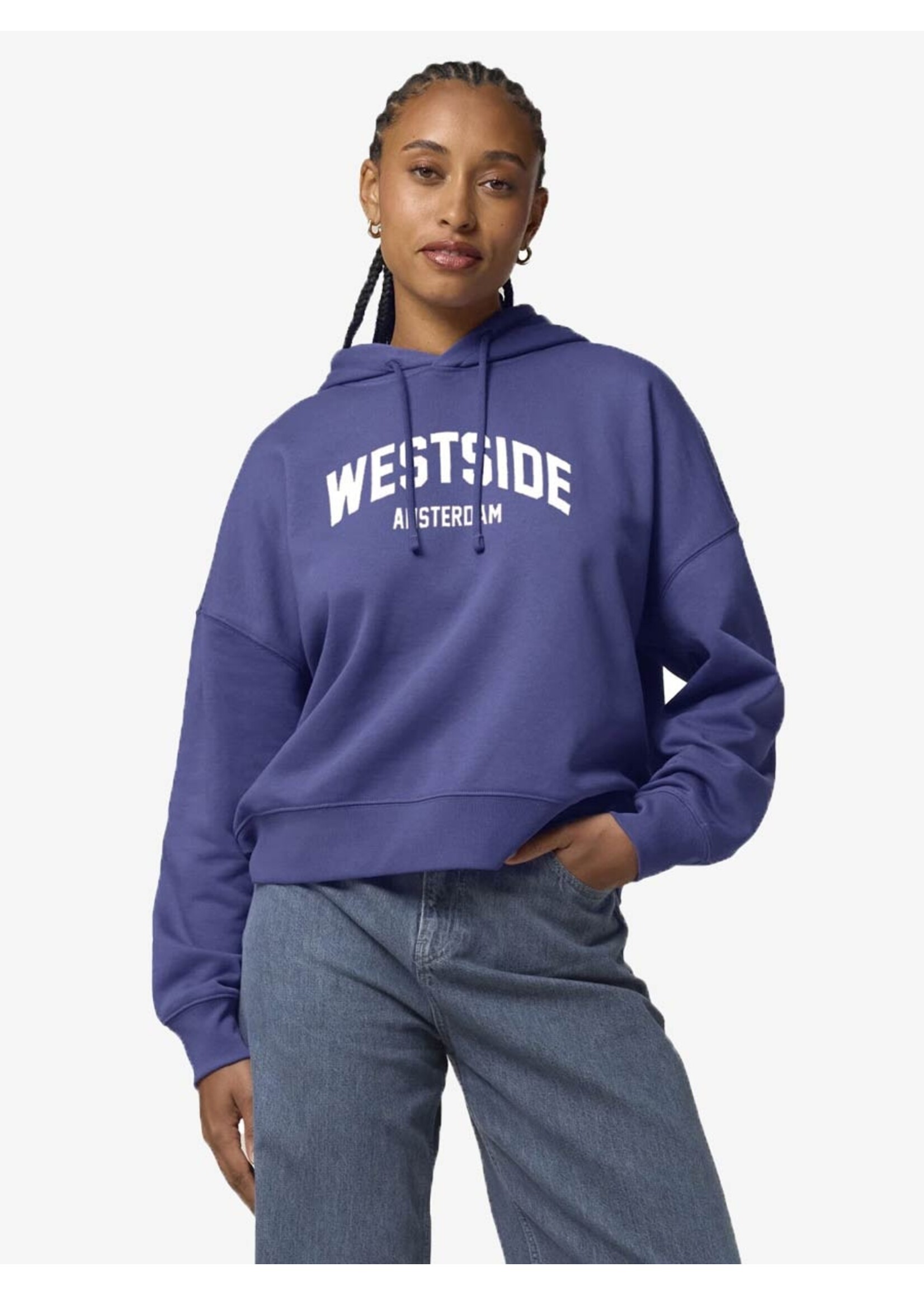 WESTSIDE AMSTERDAM CROP HOODIE (F)
