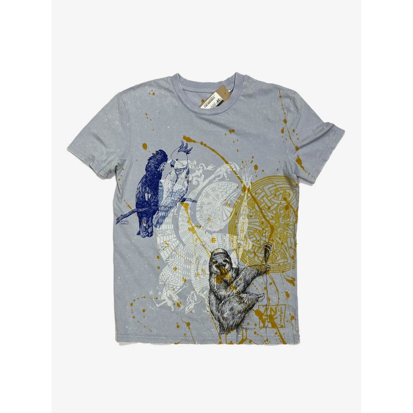 FREESTYLE T-SHIRT (HANDMADE ZEEFDRUK) Nr. 15 - S