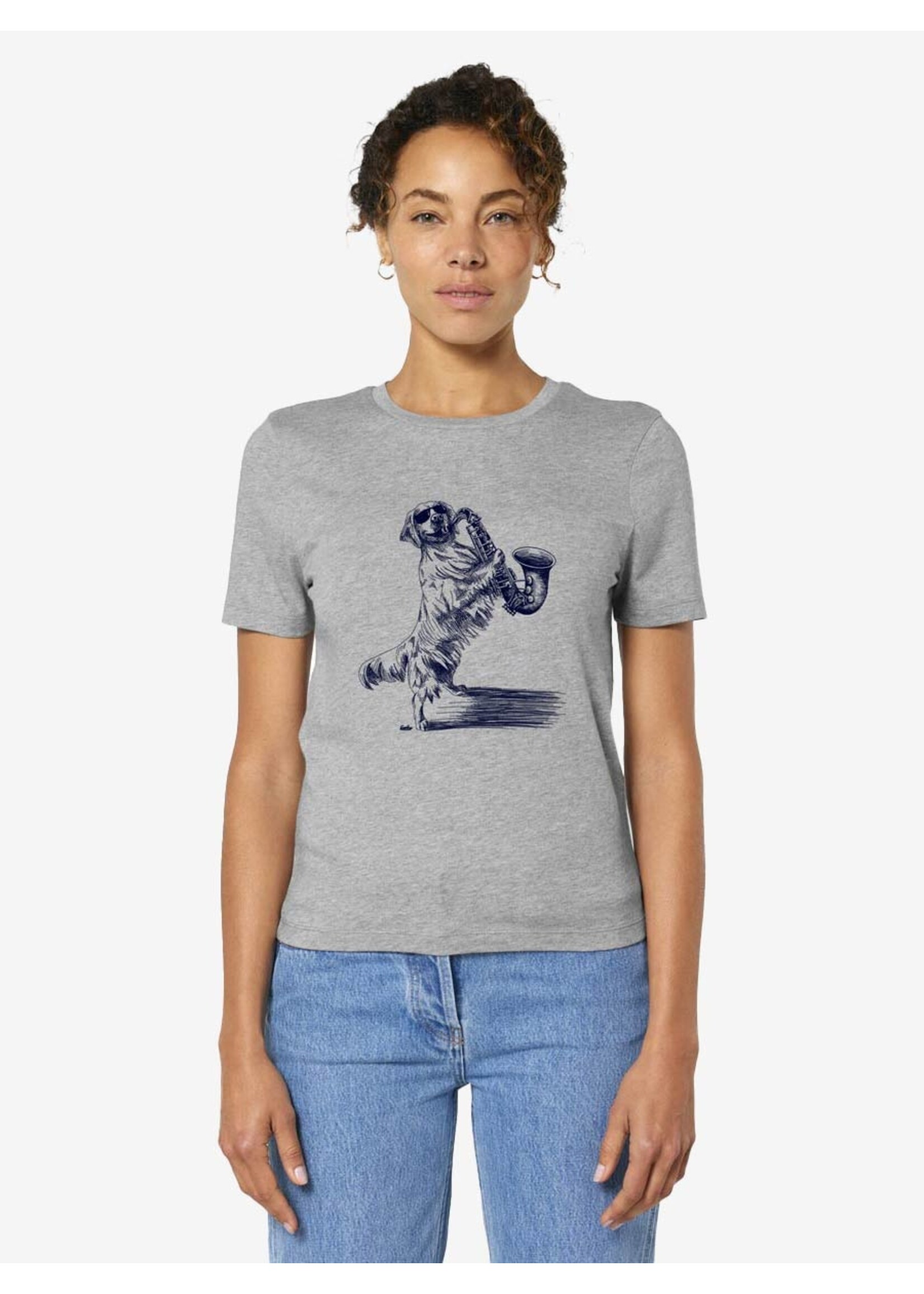 GOLDEN GROOVES (SAXOFOON) T-SHIRT (F)
