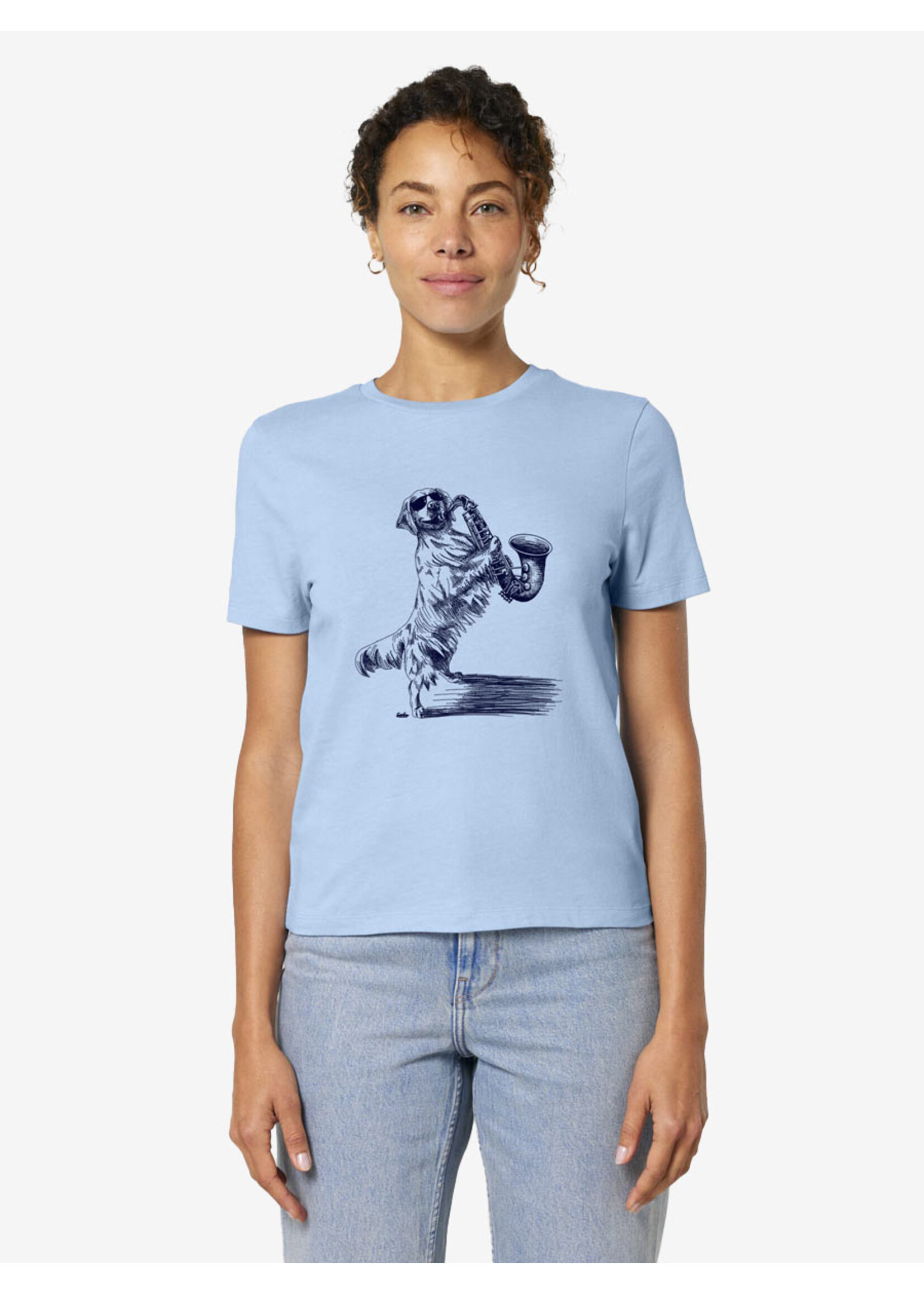 GOLDEN GROOVES (SAXOFOON) T-SHIRT (F)
