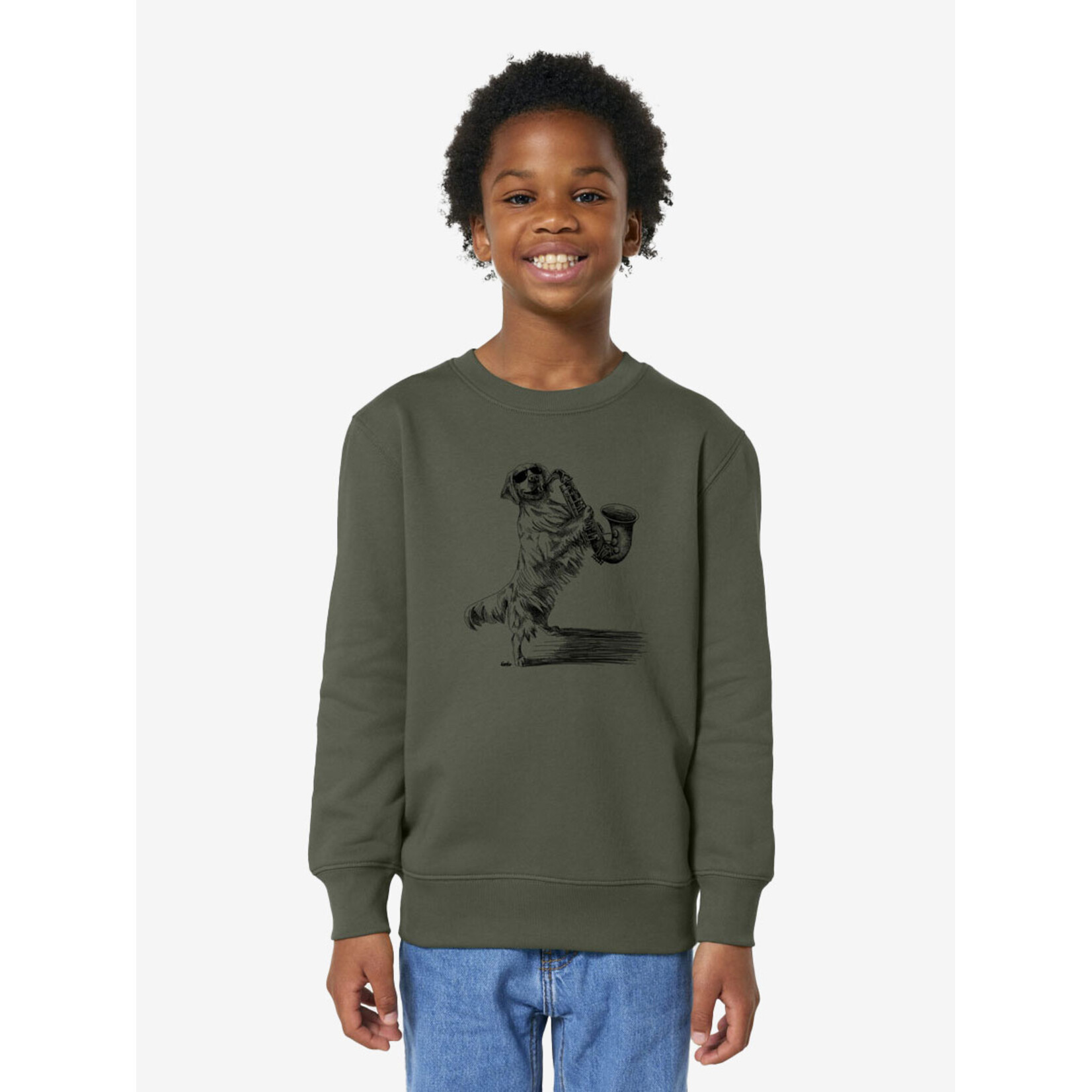 GOLDEN GROOVES (SAXOFOON) SWEATER