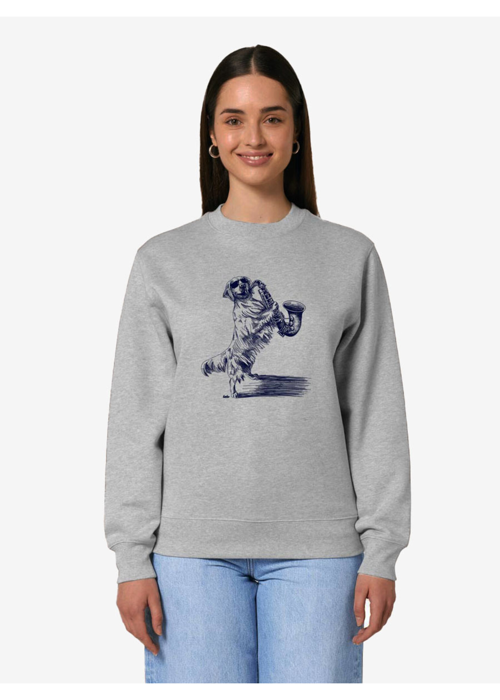 GOLDEN GROOVES (SAXOFOON) SWEATER