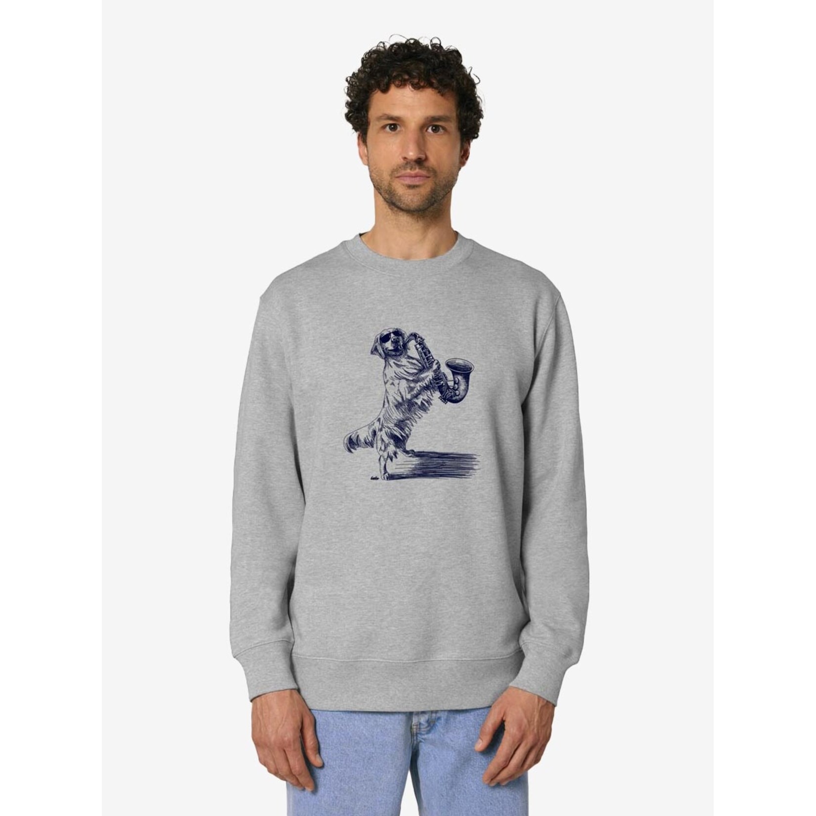 GOLDEN GROOVES (SAXOFOON) SWEATER