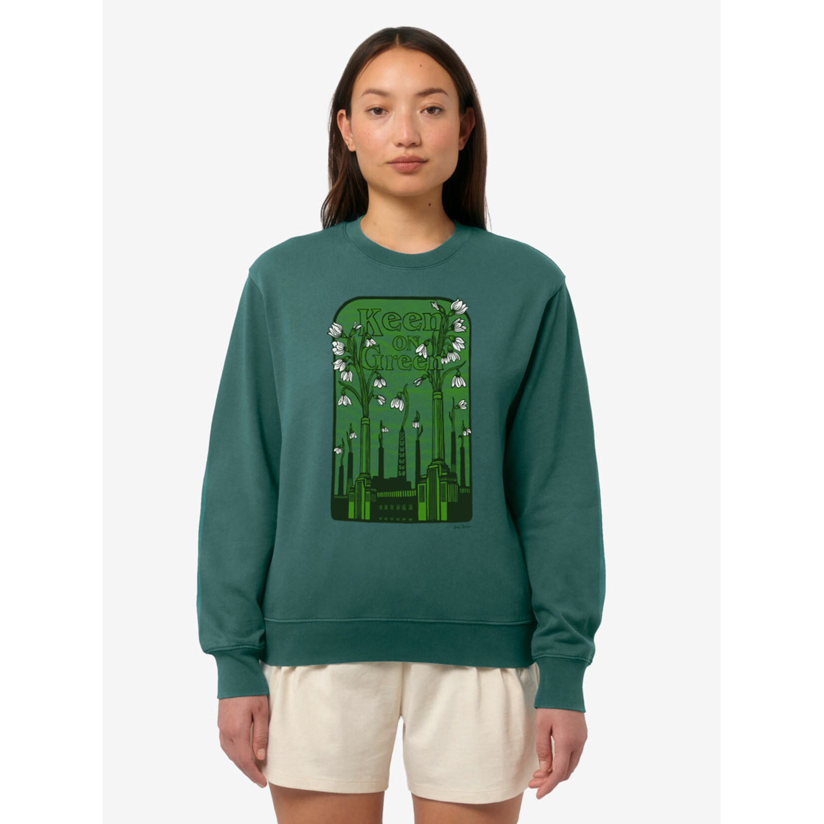 KEEN ON GREEN SWEATER - VINTAGE
