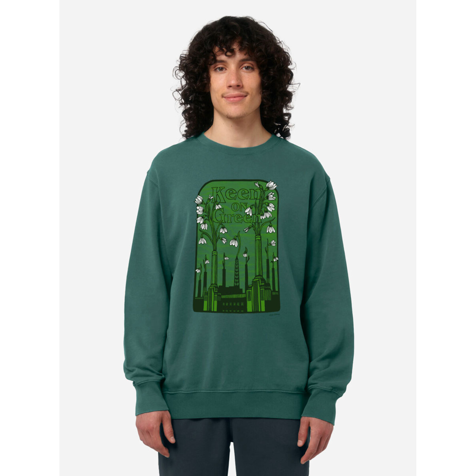 KEEN ON GREEN SWEATER - VINTAGE