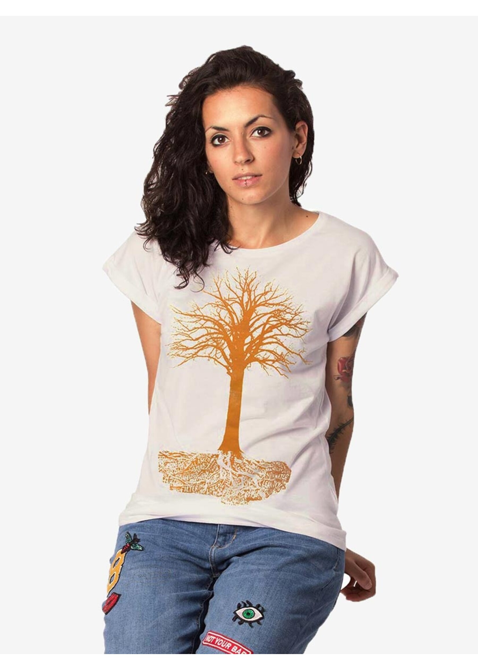 TREE OF LIFE T-SHIRT- ROLL-UP (V)