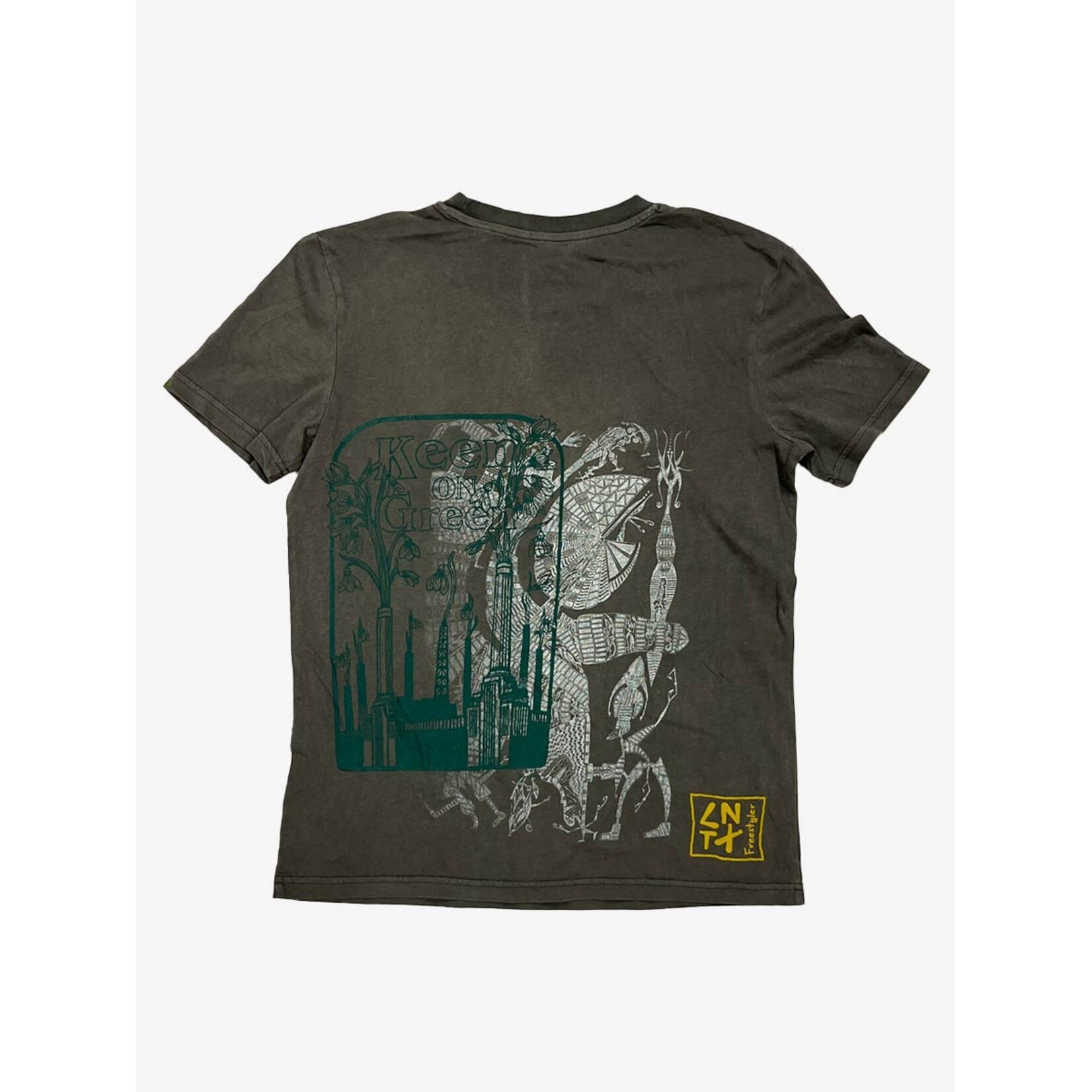 FREESTYLE T-SHIRT (HANDMADE SCREENPRINTING) Nr. 14 - S
