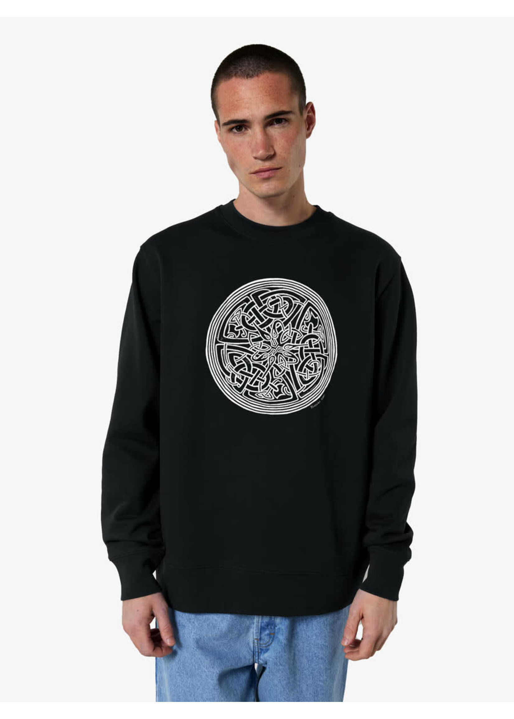 SNAKE BUTTON SWEATER