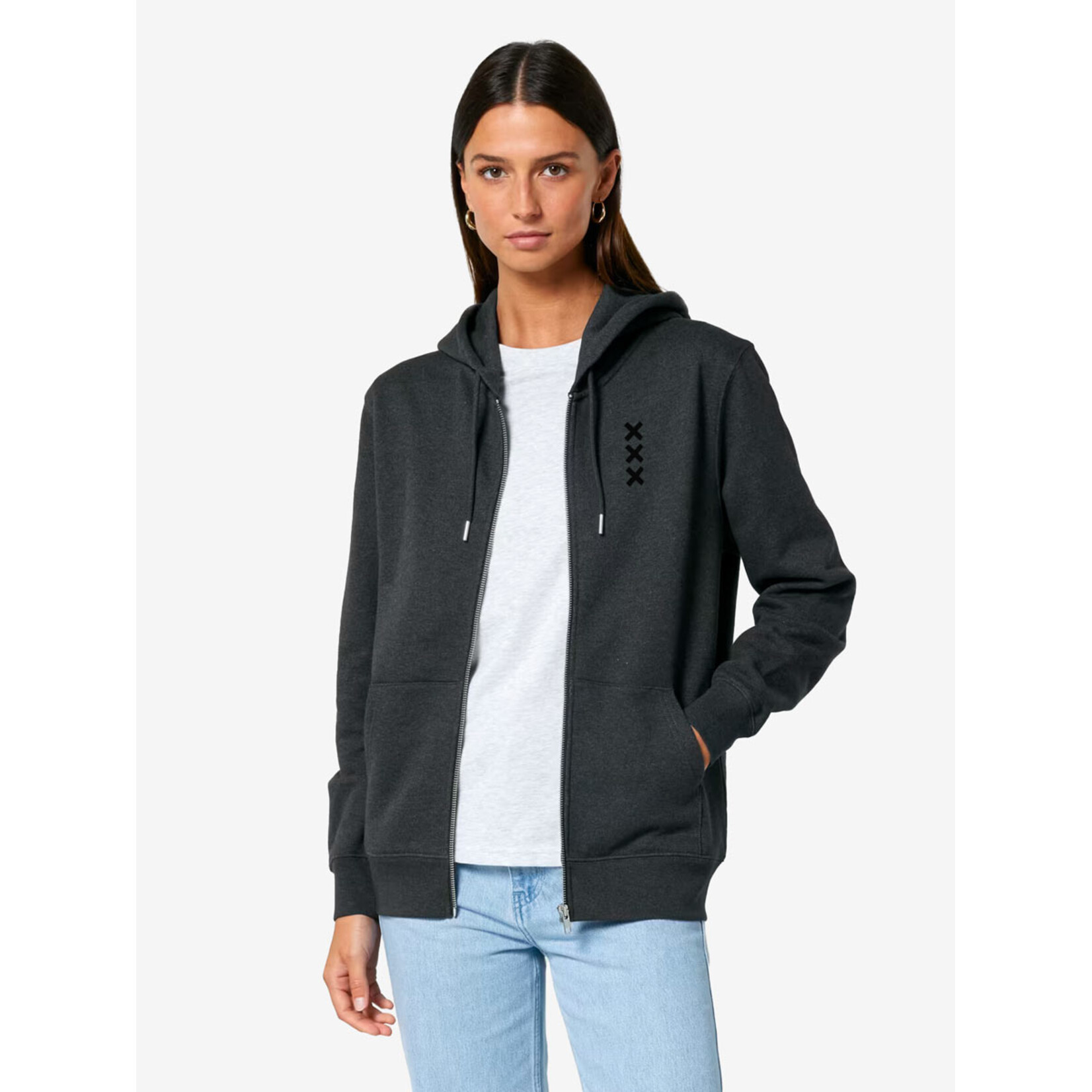 XXX AMSTERDAM ZIPPER HOODIE
