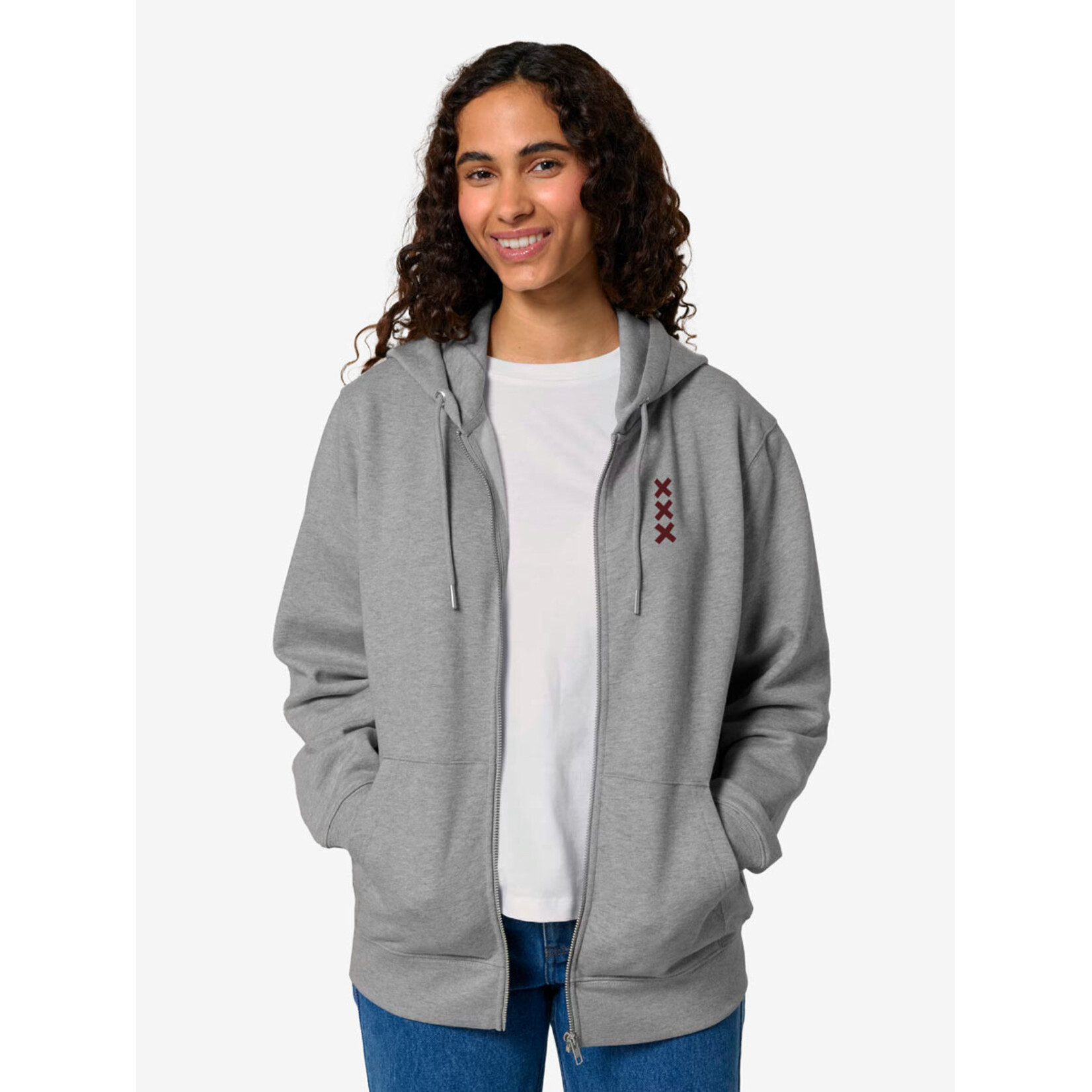 XXX AMSTERDAM ZIPPER HOODIE