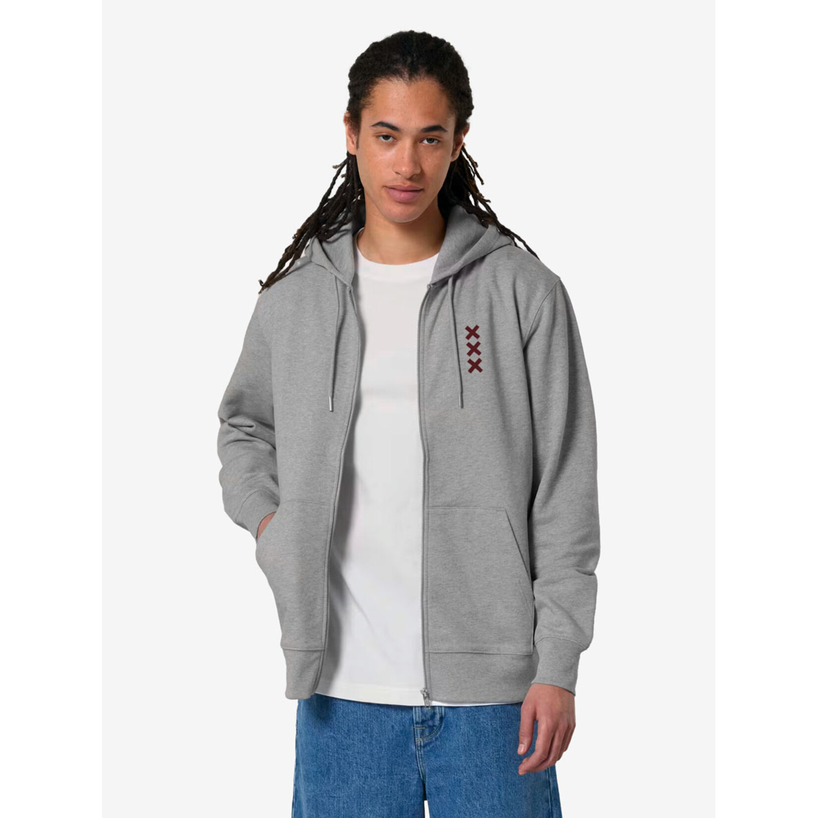 XXX AMSTERDAM ZIPPER HOODIE