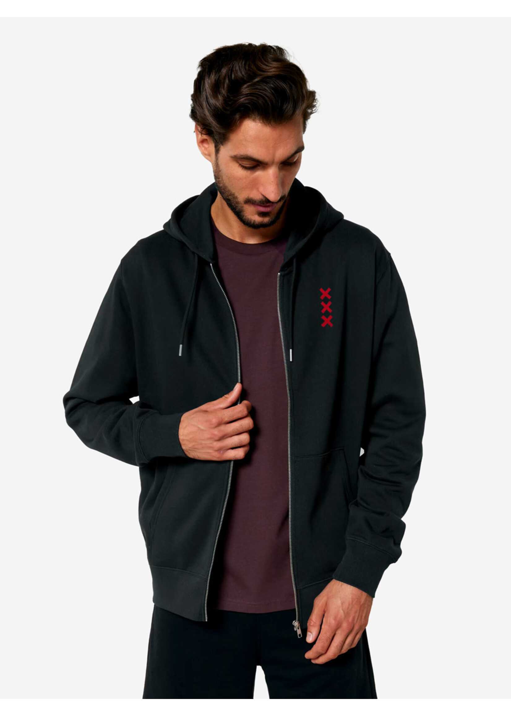 XXX AMSTERDAM ZIPPER HOODIE