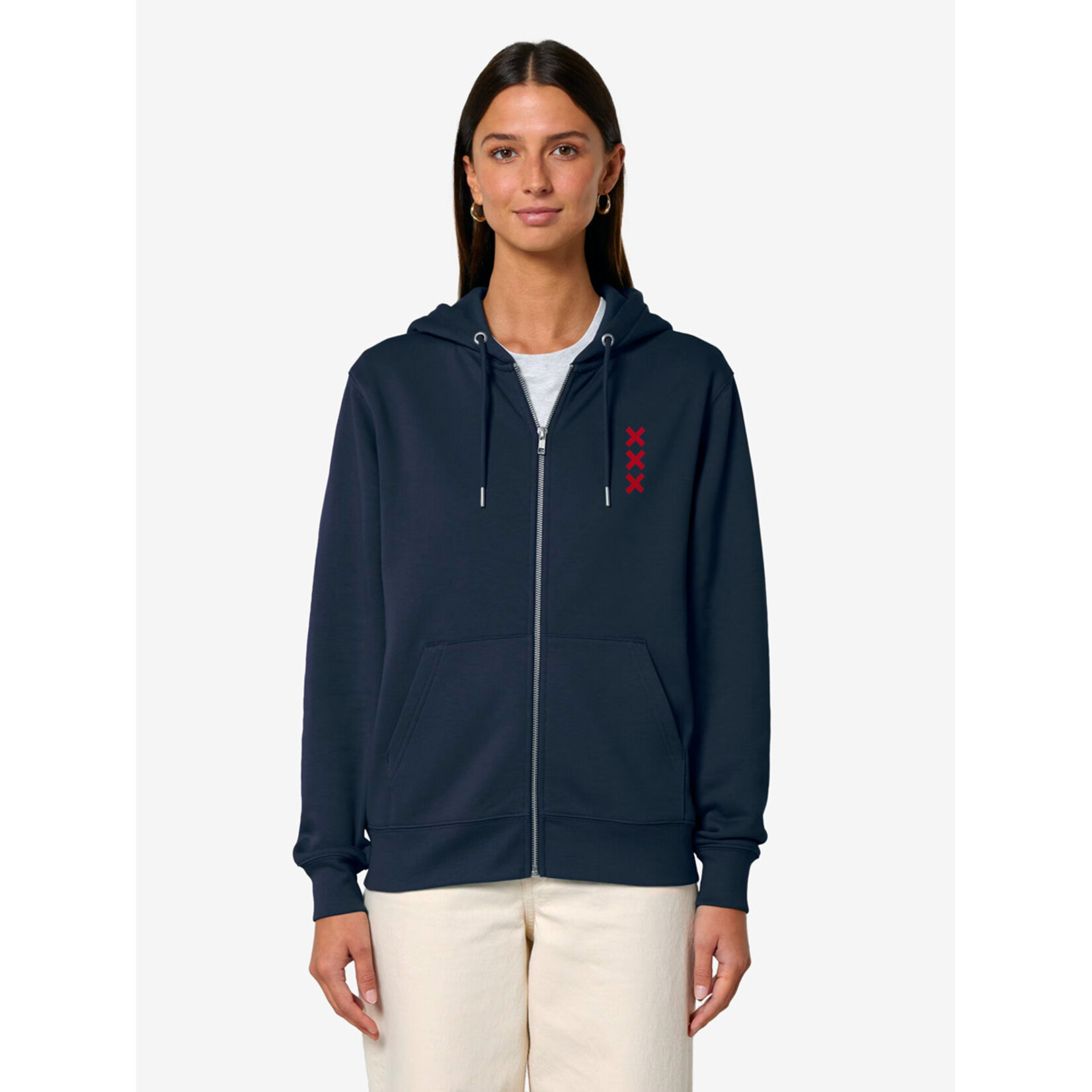 XXX AMSTERDAM ZIPPER HOODIE