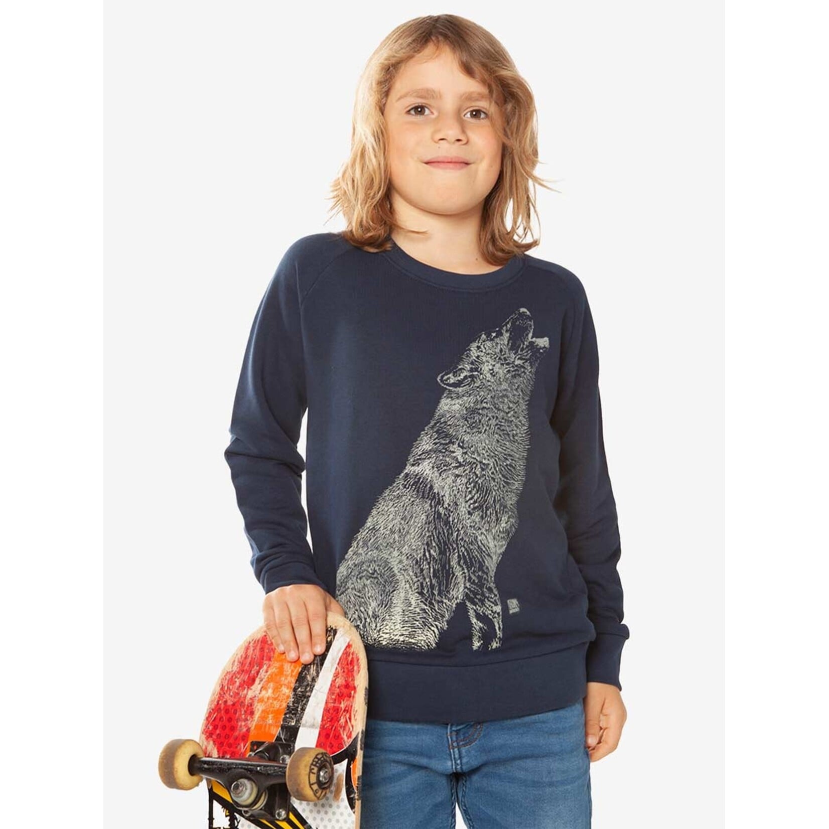 HOWLING WOLF SWEATER  - GLOW IN THE DARK