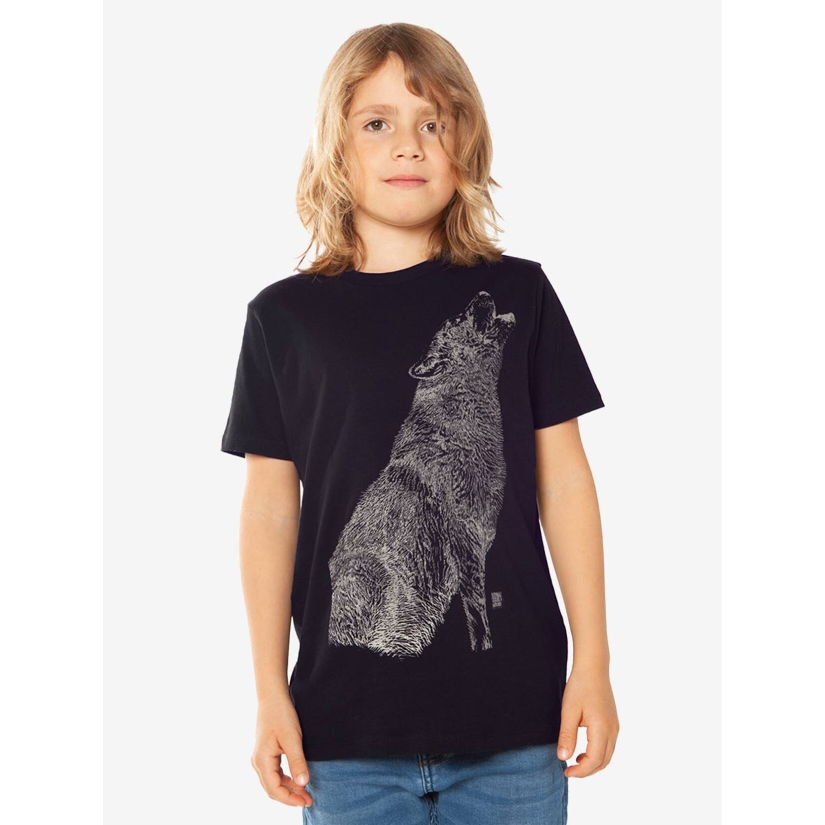 HOWLING WOLF T-SHIRT - GLOW IN THE DARK
