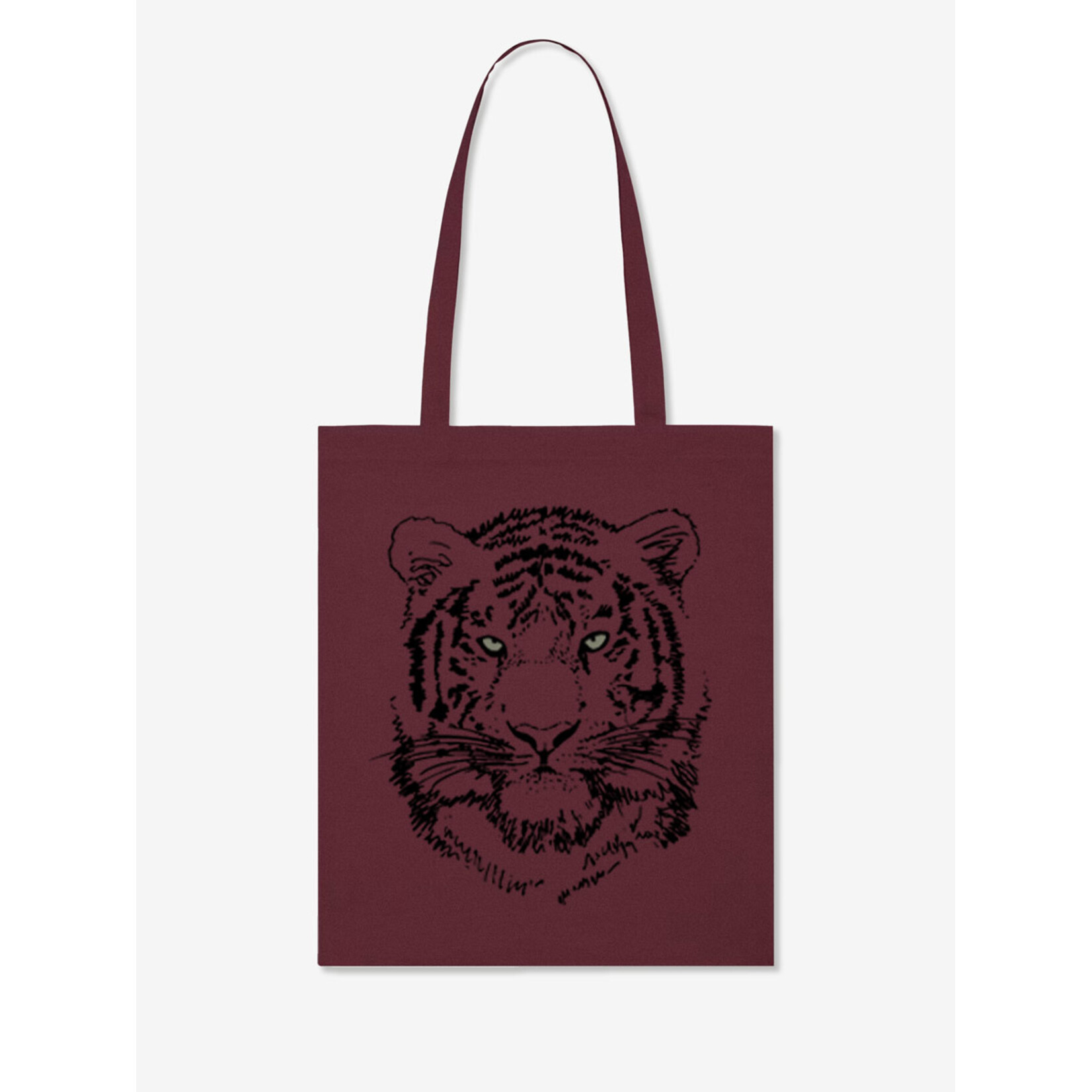 BLACK TIGER TOTE BAG