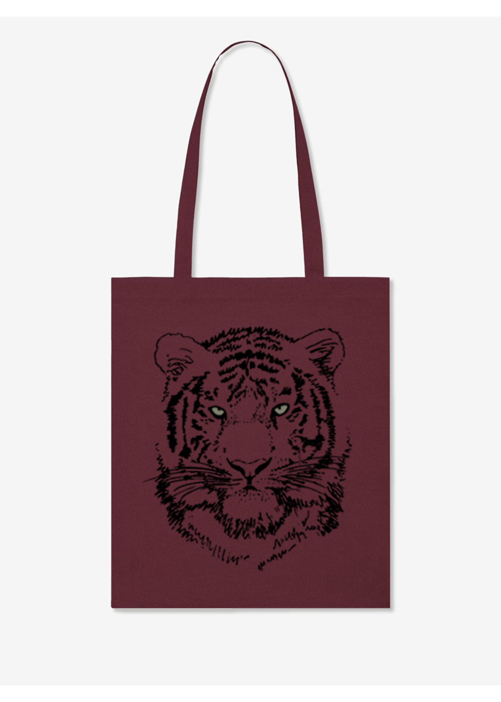 BLACK TIGER TOTE BAG