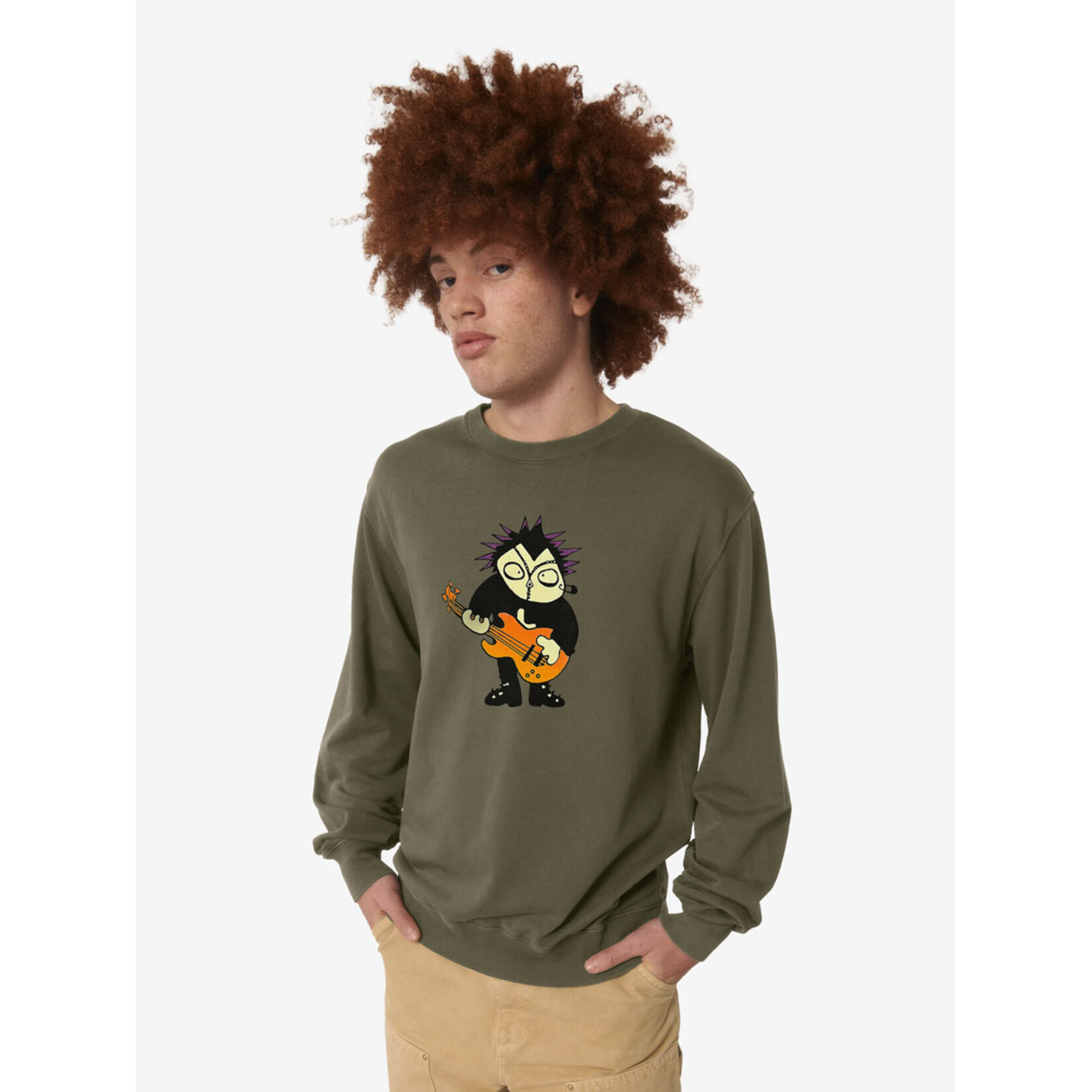 LOENATIX PUNK SWEATER - VINTAGE KHAKI