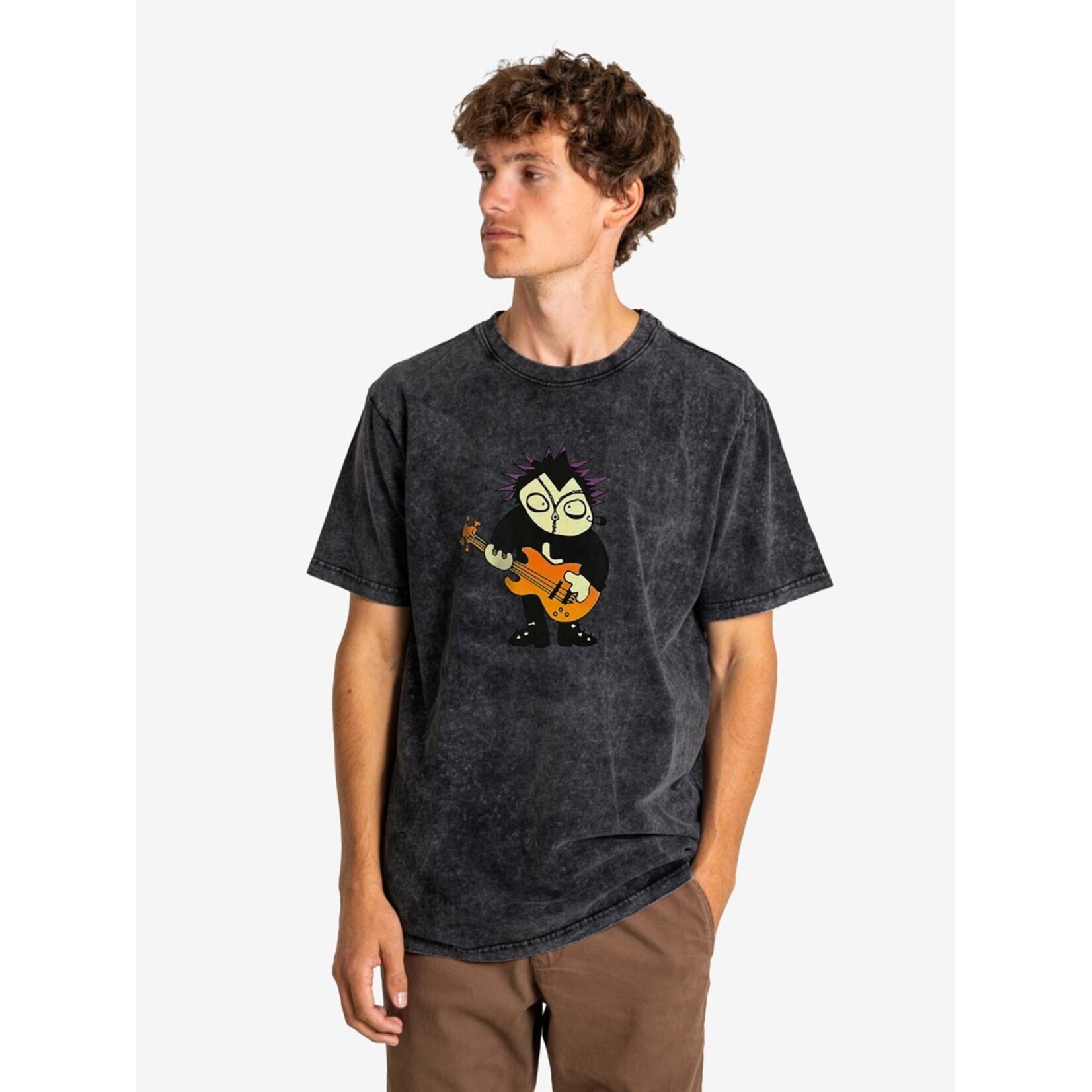 LOENATIX PUNK T-SHIRT - ACID BLACK