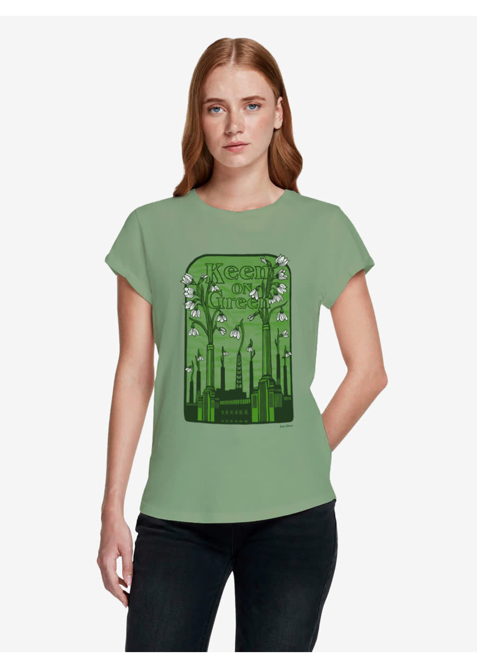 KEEN ON GREEN T-SHIRT - ROLL-UP (V)